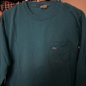 Noah NYC longsleeve in deep teal